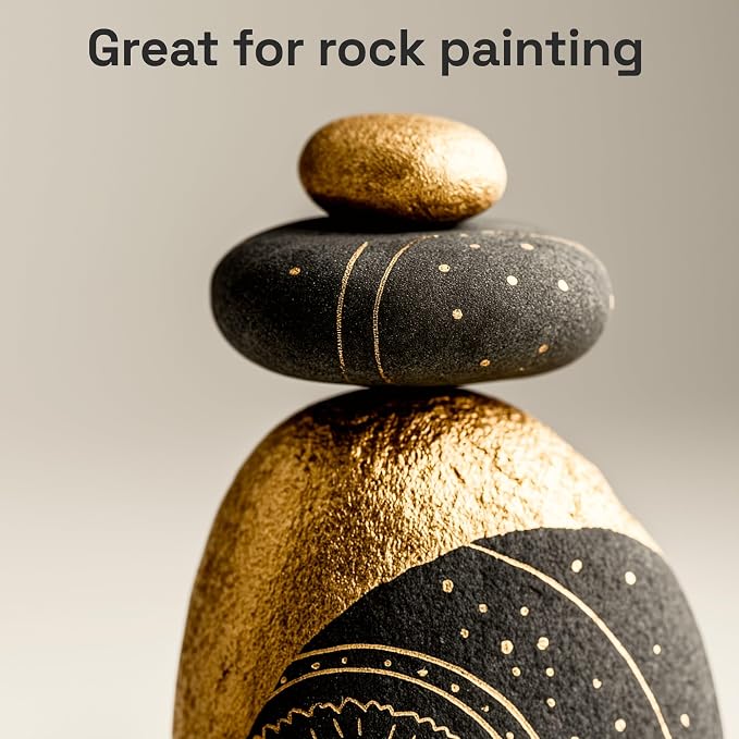 ARTISTRO 2 Gold Acrylic Paint Markers - Image 7