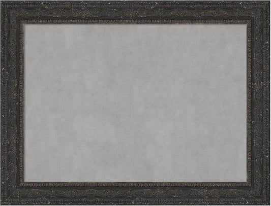 Amanti Art Black Framed Magnetic Board 25x33 Medium Vision Board by AmantiArt