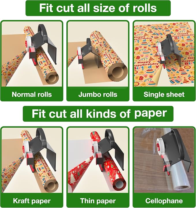 Wraprocut Wrapping Paper Cutter & Tape Dispenser Dual Use - Image 5