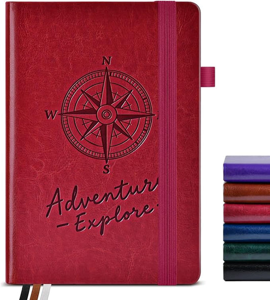PAIBAS Blank Journal Notebook for Women Men, 160 Pages, A5 Hardcover Sketchbook by PAIBAS