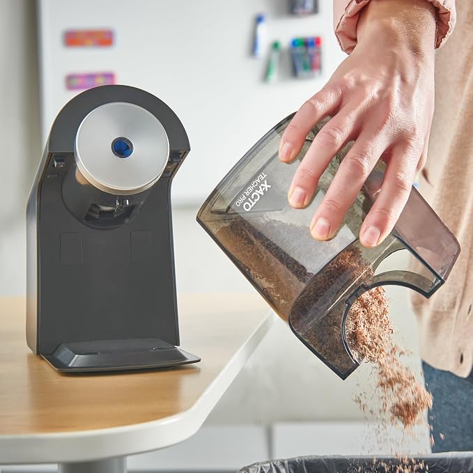 X-ACTO Teacher Pro Electric Pencil Sharpener, Heavy Duty, Classroom Essentials - Image 5