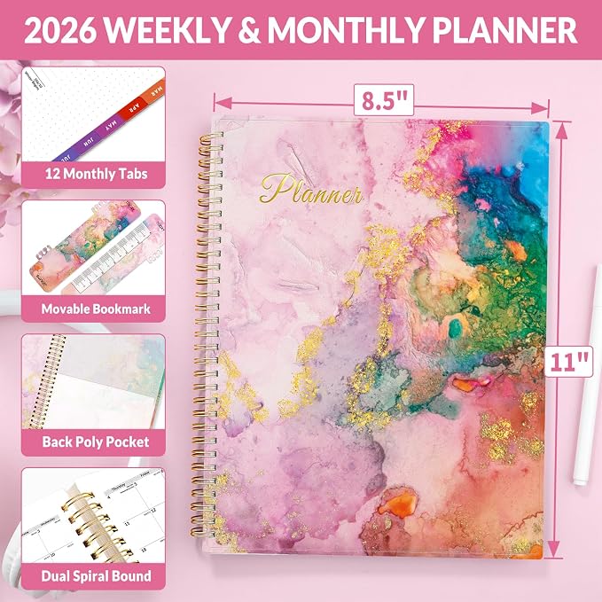SUNEE 2026 Weekly and Monthly Planner - Image 4