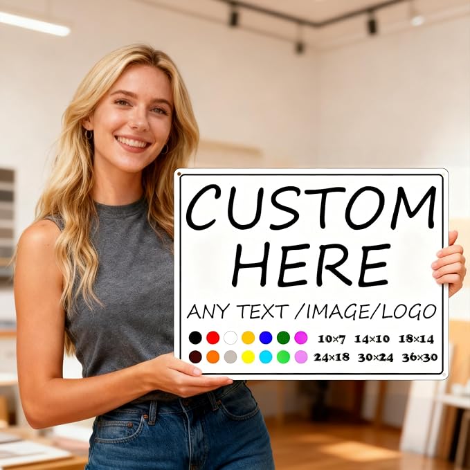 Custom Outdoor Decorative Signs-24×18inches-Personalized Aluminum Signs - Image 2