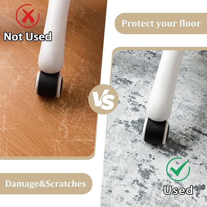 chakme Office Chair Mat for Hardwood Floor, Machine Wash - Image 4