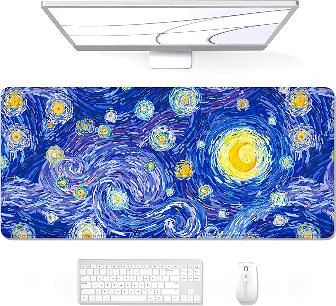 Auhoahsil Desk Mouse Pad, Large Gaming Mousepad, XXL Desk Pad, Extended Long by Auhoahsil