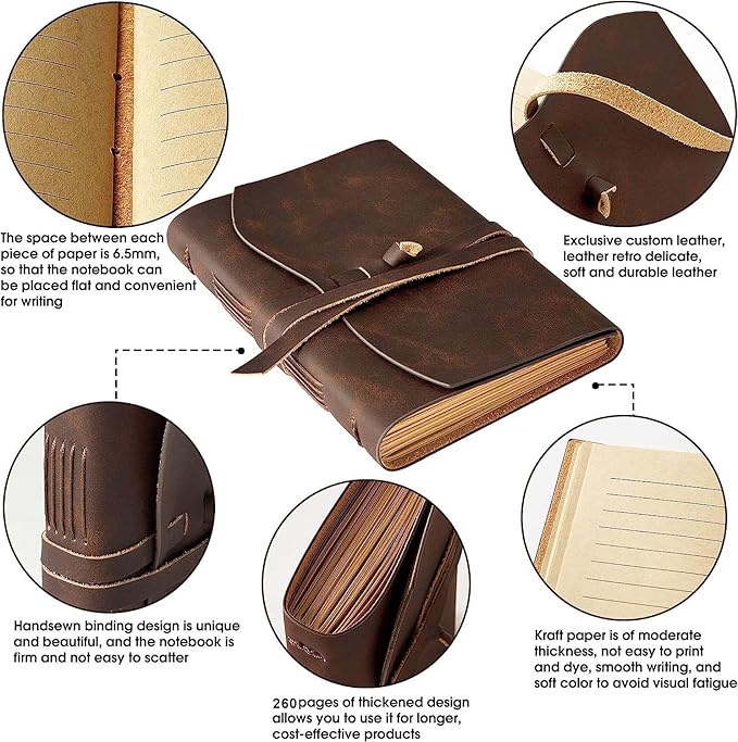 RILIHO Genuine Leather Notebook - Image 2