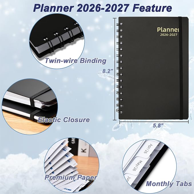 Day Planner 2026-2027, 2026 Planner Weekly and Monthly, from Jul 2026-Dec 2027 - Image 5
