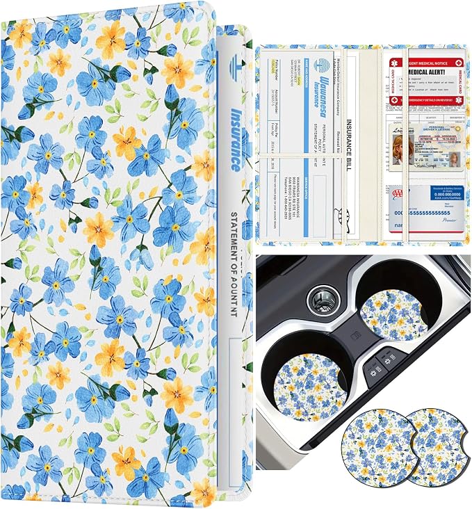 Slohif Car Registration and Insurance Holder by Slohif