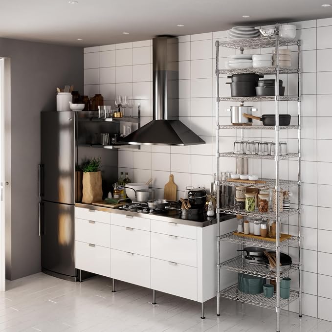 Regal Altair 18" Deep x 24" Wide x 96" Height Wire Shelving Kit | 10-Tier | NSF - Image 6