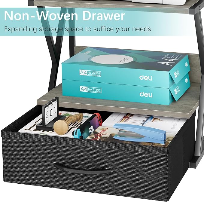 aboxoo Printer Stand for Desk - Image 5