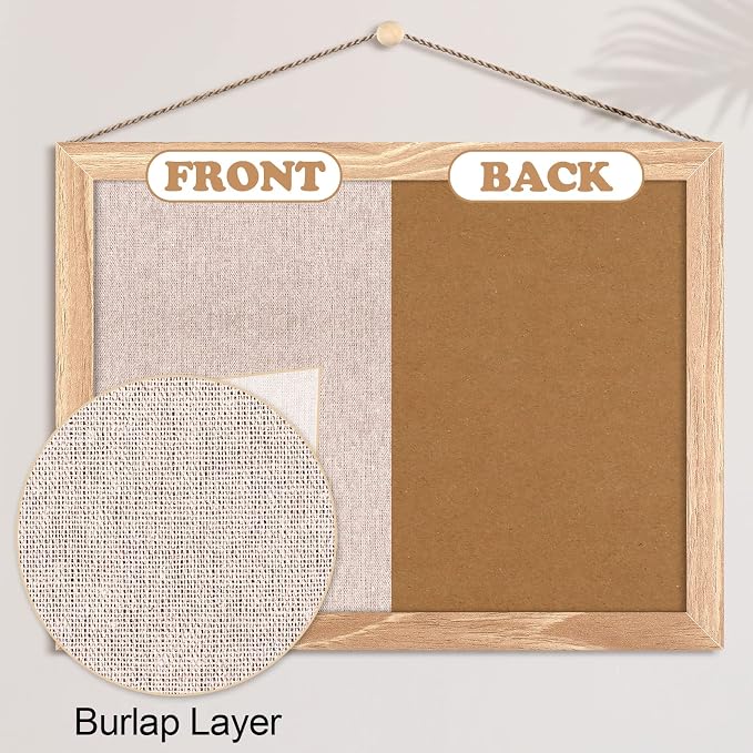 Teling 6 Pack Wood Bulletin Boards - Image 3