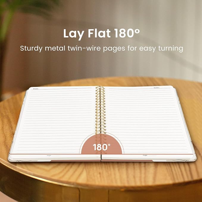 Taja Lined Spiral Journal Notebook - Image 4