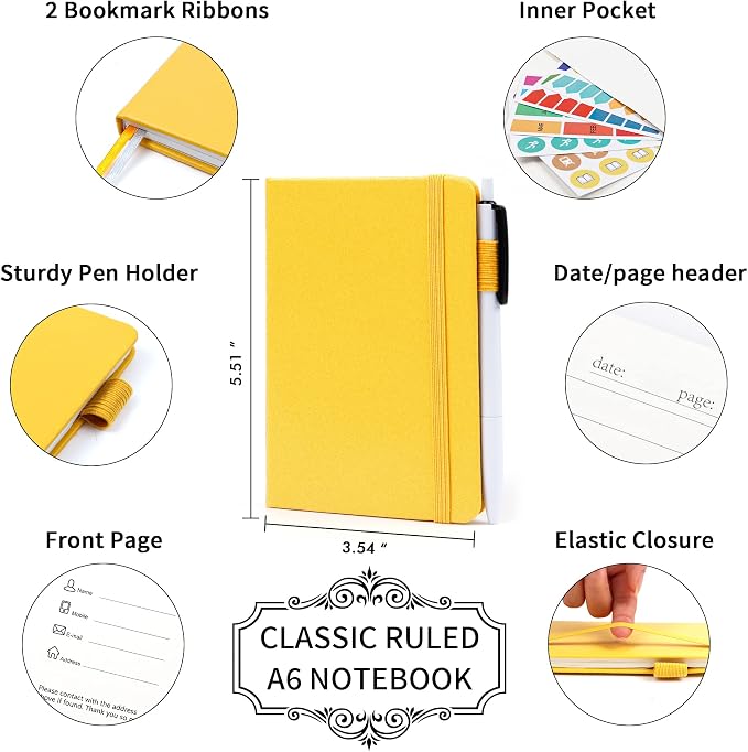 feela 3 Pack Pocket Notebook Journals - Image 2