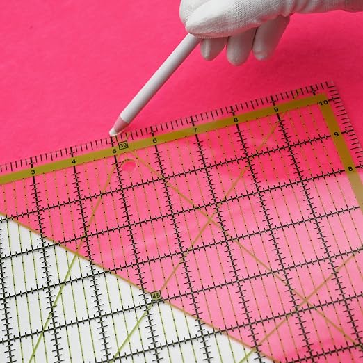 Quilting Rulers, Sewing Ruler, 4 Piece Acrylic Square Quilting Templates - Image 5