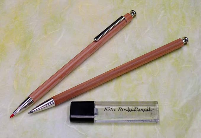 Kitaboshi 2.0mm Mechanical Pencil, Wooden Barrel, - Image 3
