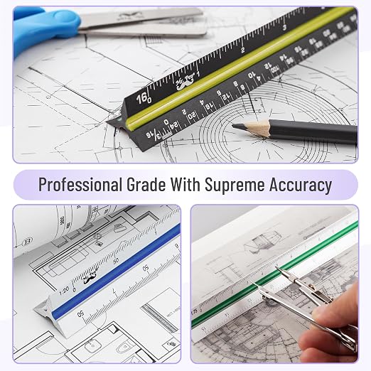 Mr. Pen- Architectural Scale Ruler, 12 Inch, Scale Ruler - Image 4