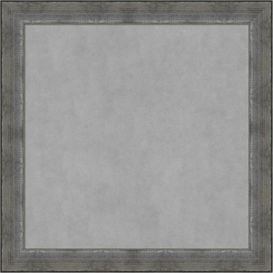 Amanti Art Silver Framed Magnetic Board 28x28 Medium Vision Board by AmantiArt