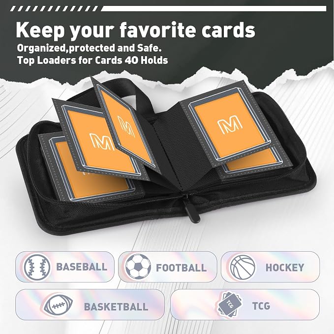 1 Pocket Toploader Binder Holds 40 Cards - Image 2