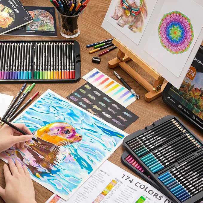 Shuttle Art 174 Colored Pencils - Image 8