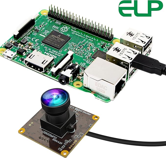 ELP 5MP Global Shutter 50fps USB Fisheye Camera for Computer, Laser Engraver, Live Streaming - 170 Fisheye Lens-DeskLoop Office