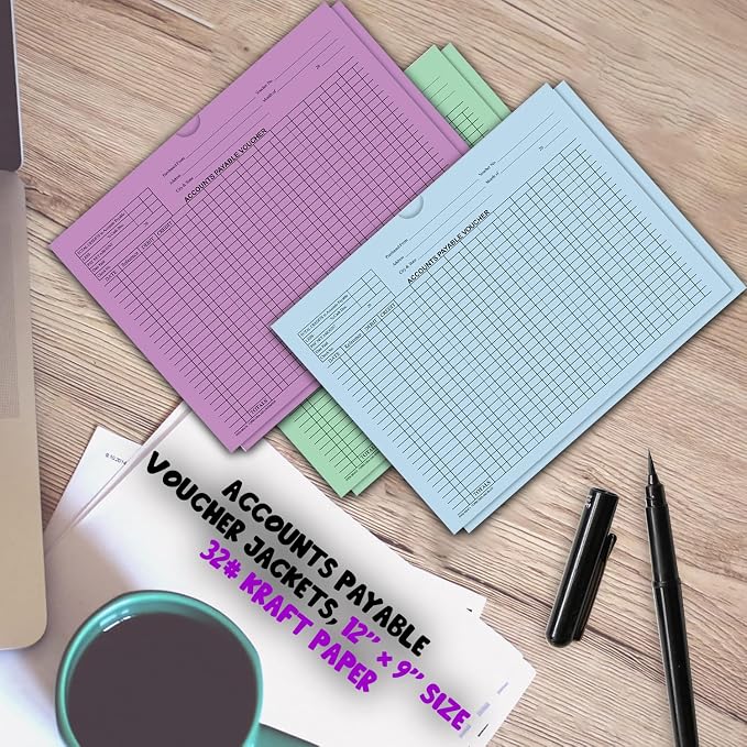 Accounts Payable Voucher Envelopes General Accounting Style, Buff 400 Pack | - Image 8