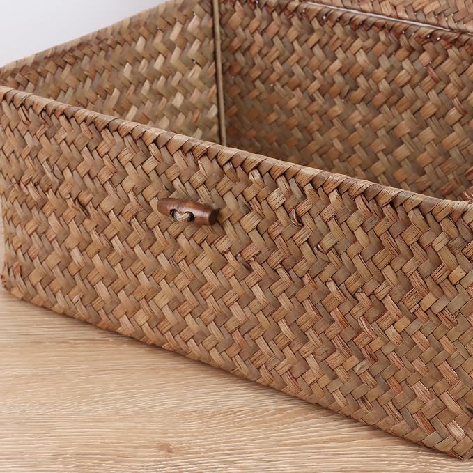 FEIALNDUO Wicker Shelf Baskets - Image 5