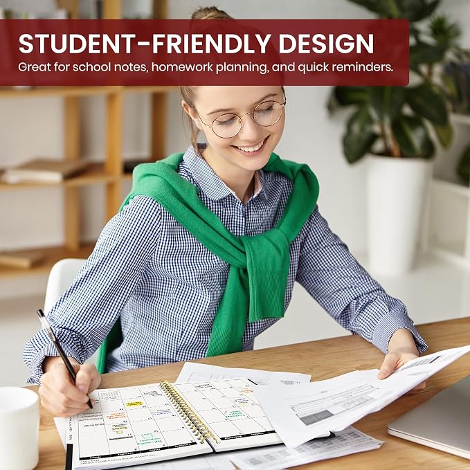 Planner 2026-2027, 6.3" x 8.5" Weekly and Monthly Academic Year Planner Calendar - Image 6