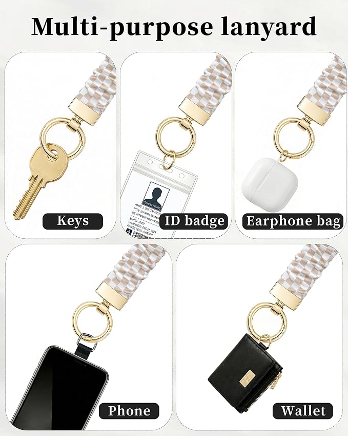 Scrunchie Lanyard for ID Badges Keys - Image 6