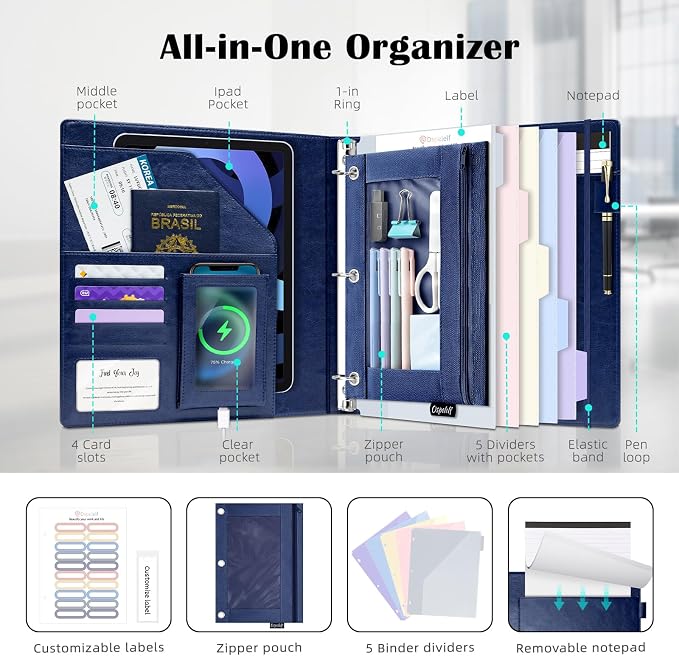 Ospelelf 3 Ring Clipboard Binder - Image 2
