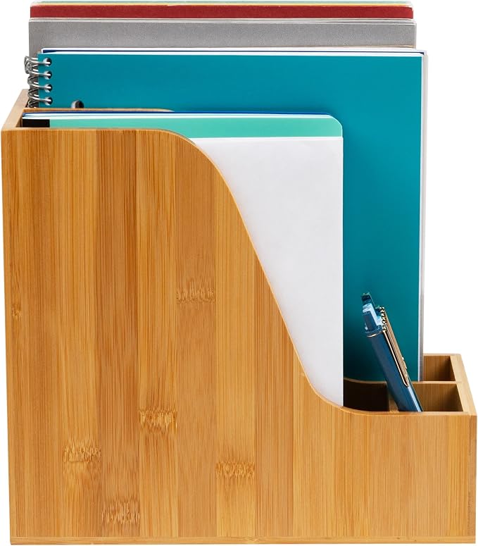 Mind Reader Vertical File Storage, Desktop Organizer, Magazine Holder - Image 5