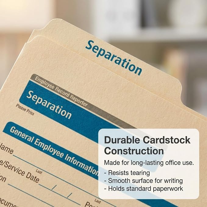 ComplyRight Separation Folder, Document Filing Folder - Image 4