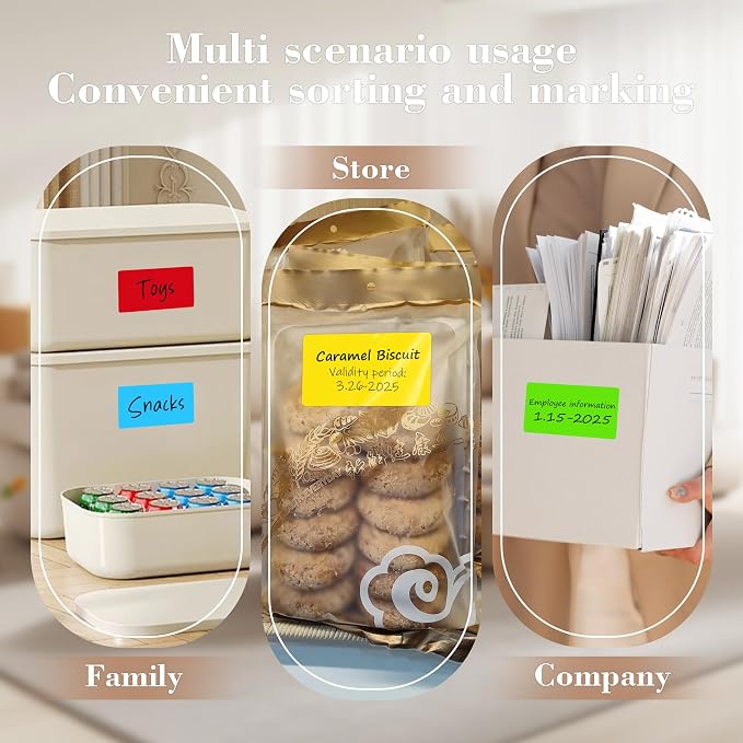 PARLAIM 5 x 3 inch Colored Inventory Stickers - Image 7