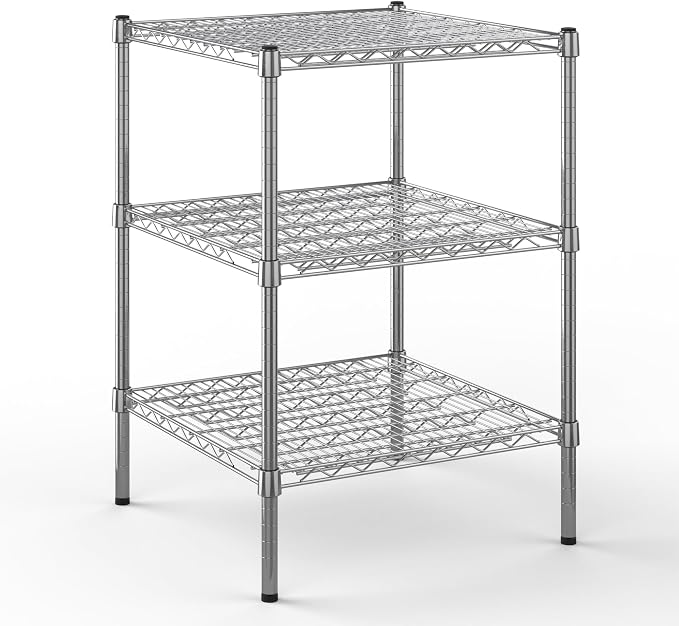 Regal Altair 24" Deep x 24" Wide x 34" Height Wire Shelving Kit | 3-Tier | NSF by Regal+Altair