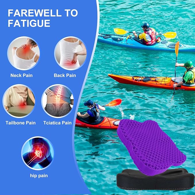 Thicken 19.7in Seat Cushion, Gel Seat Cushion - Image 5