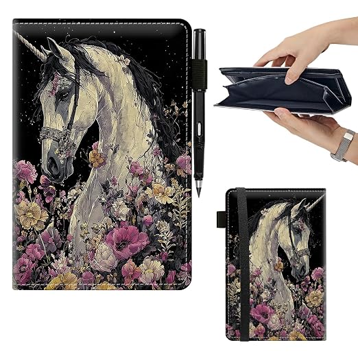 Unicorn Flowers Large Server Book by Unknown