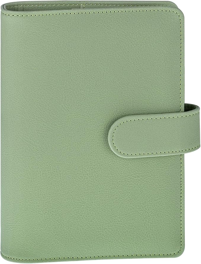 Antner A6 Notebook Binder Refillable 6 Ring Budget Binder Cover by Antner