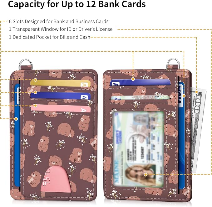 Mayski Slim Wallet, Credit Card Holder - Image 5