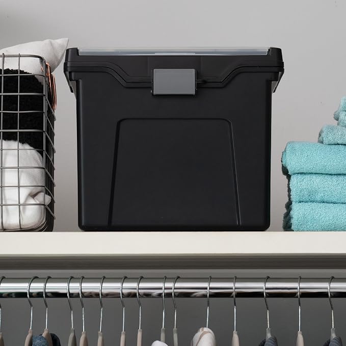 IRIS USA File Box with Lid File Organizer - Image 8