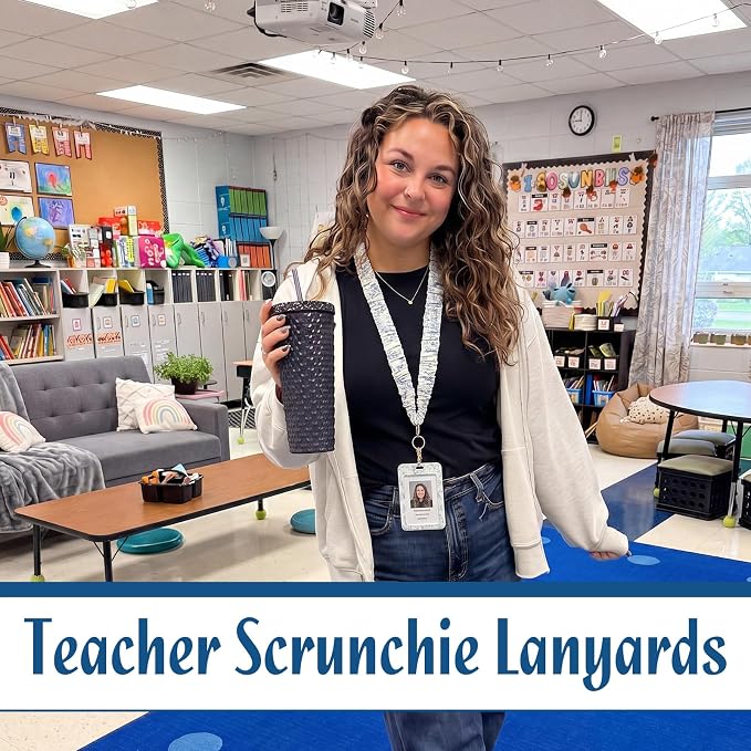 Gilprop Scrunchie Teacher Lanyards - Image 6