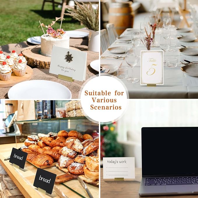Gold Table Number Holders, Anniversaries, and Parties - Image 5