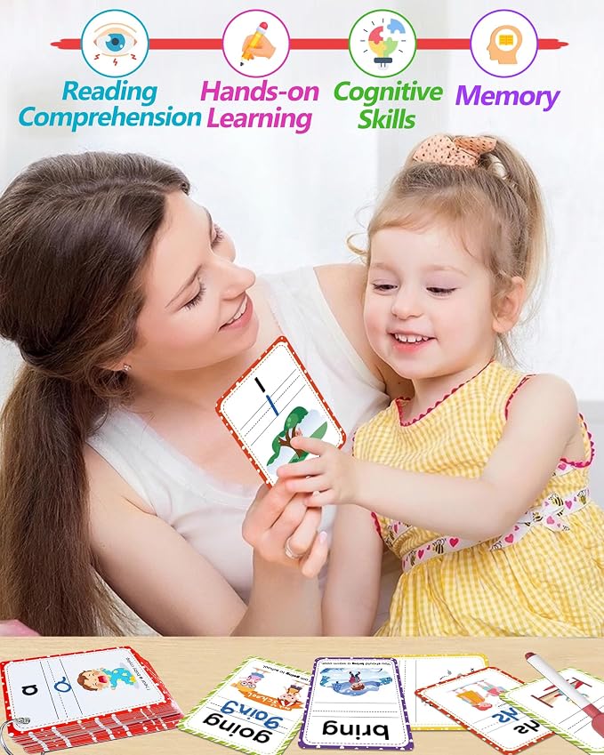 Sight Words Flash Cards Kindergarten, 250 Dolch Sight Word Writing Reading - Image 4