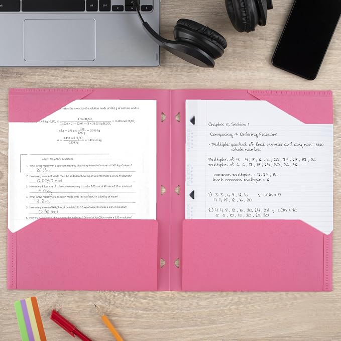 Five Star 2-Pocket Folder, Plastic Folder - Image 3