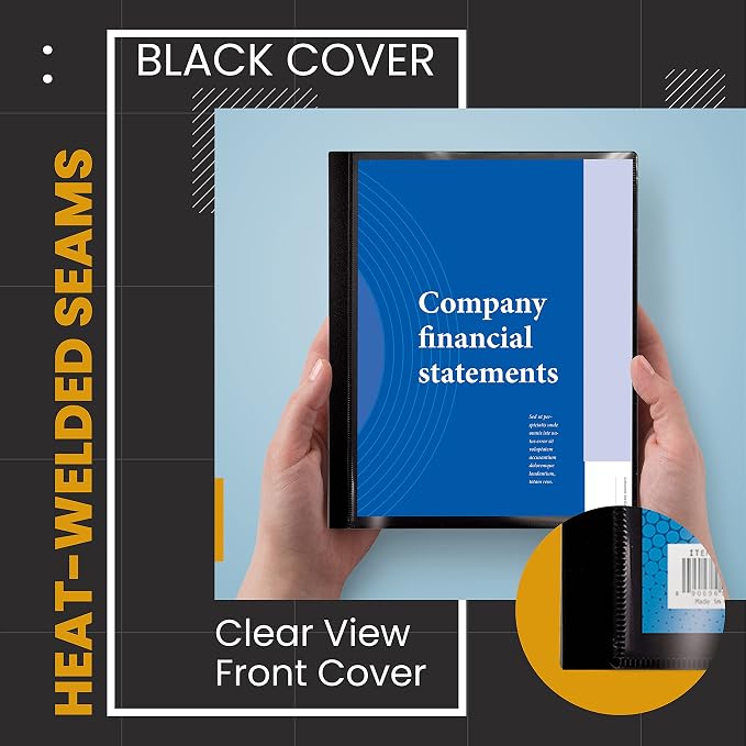 Better Office Products 12 Pocket Bound Presentation Book, 24 Sheet Protector - Image 6