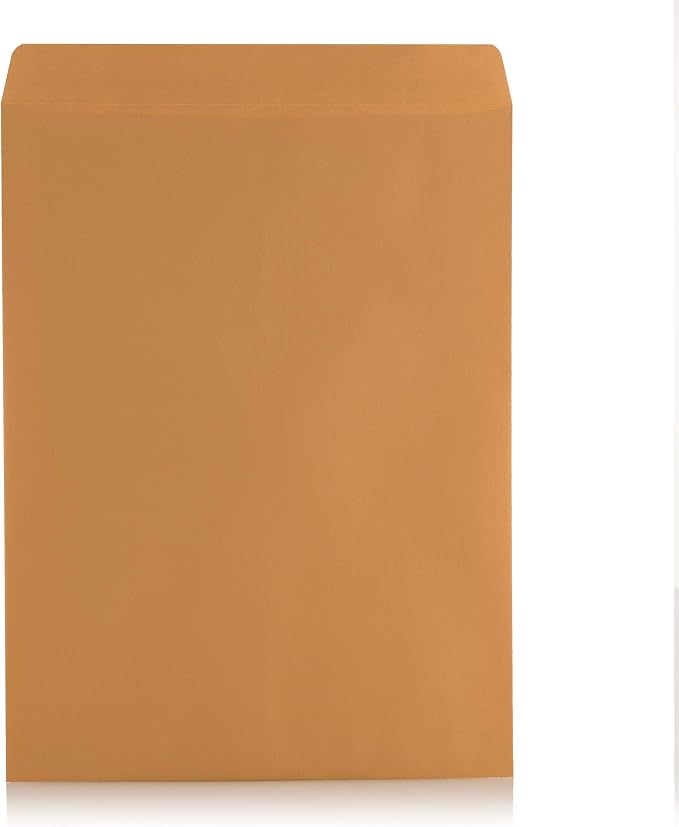 Aimoh 500 10x13 Self-Seal Brown Kraft Catalog Envelopes - 28lb - Image 3