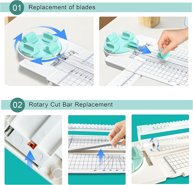 4 in 1 A4 Craft Paper Cutter Rotary Trimmer - Image 5