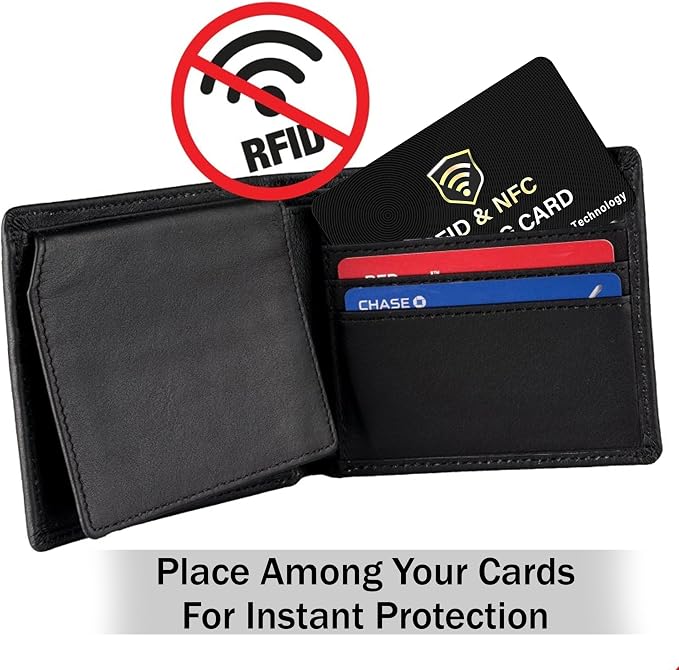 SaiTech IT 4 Pack RFID Blocking Card, One Card Protects Entire Wallet Purse - Image 9