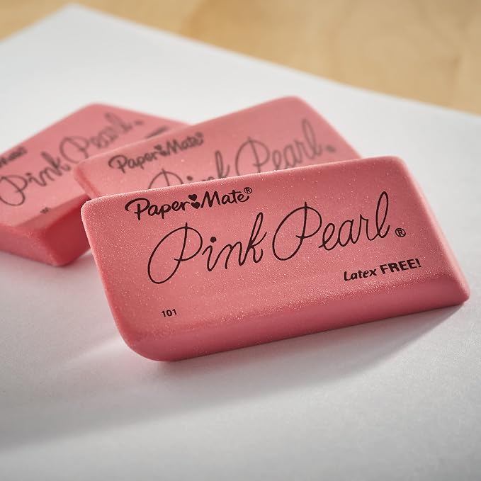 Paper Mate Pink Pearl Erasers - Image 7