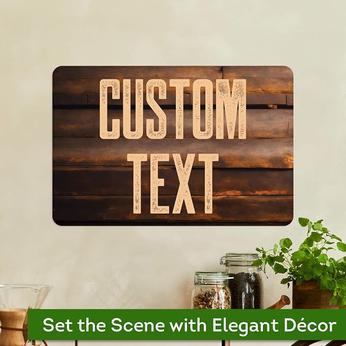 Custom Sign, Custom Street Sign, 11 Font Colors, 13 Font Styles, 4 Hole Options - Image 4