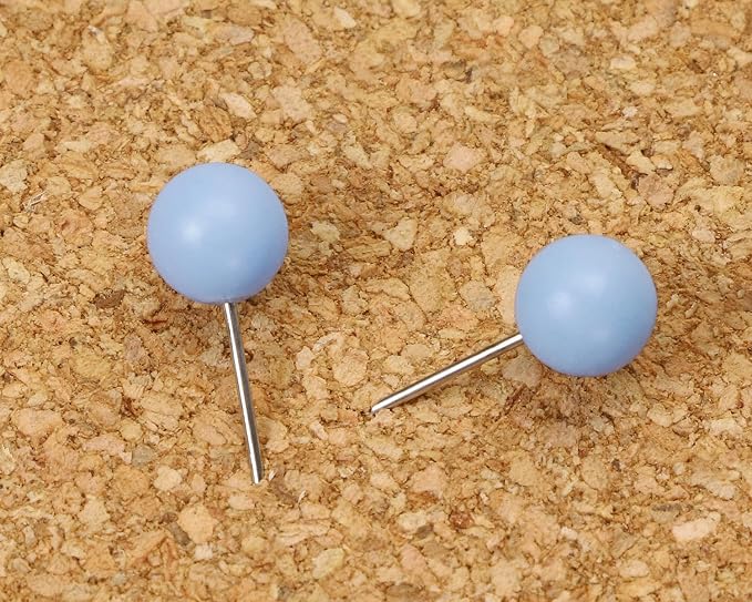 Tupalizy 100PCS 1/4 Inch Small Round Head Map Tacks Pins - Image 6