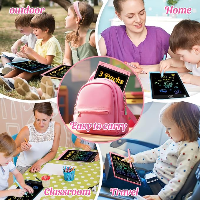 12 Pack LCD Writing Tablet for Kids - Image 7